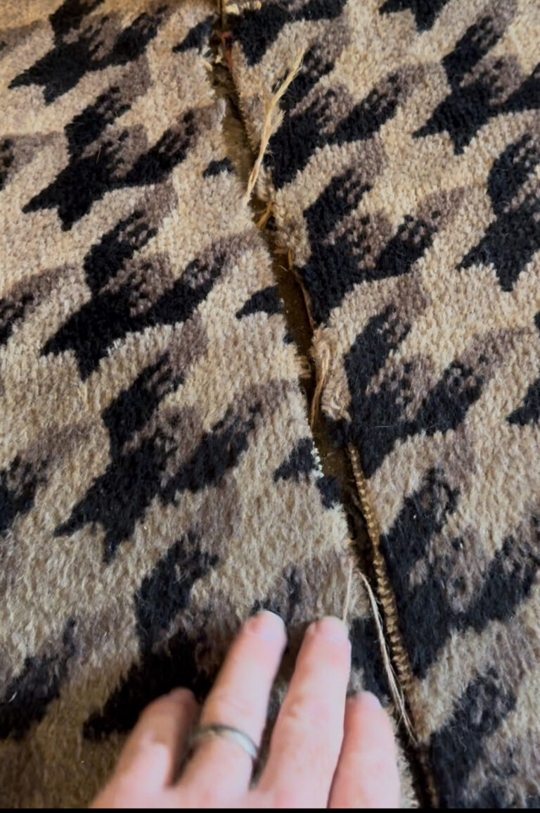 seaming to the rescue! #carpetrepair